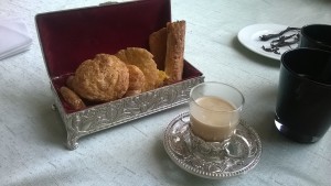 Tea with snacks. Photo Credit: Seema Kumar
