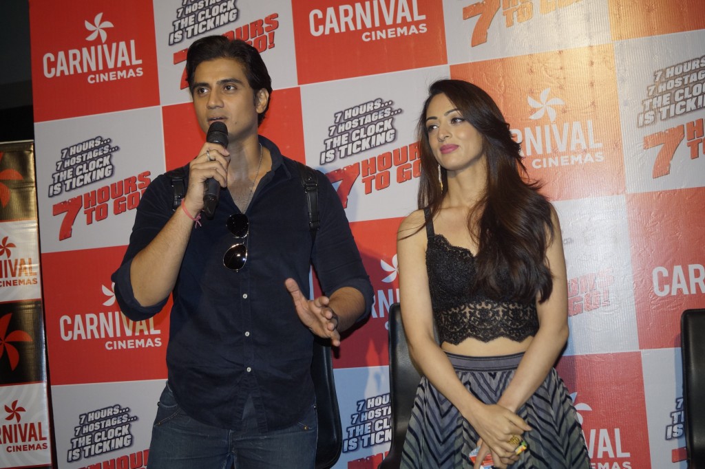 Shiv Pandit and Sandeepa Dhar were in Delhi to promote their upcoming film 7 Hours to Go.